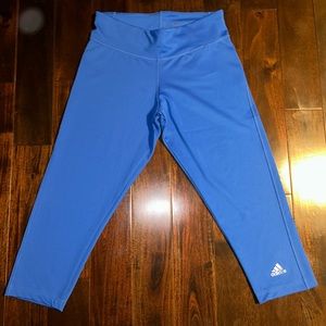 Blue Adidas Leggings [XS]